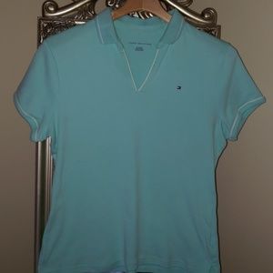 Mint Green Tommy Hilfiger Womens Polo